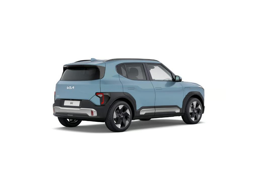 Kia EV2 Plus 42.2 kWh 5-zits | Privacy Glass | Dual zone cli, Auto's, Kia, Stof, Blauw, Nieuw, Te koop