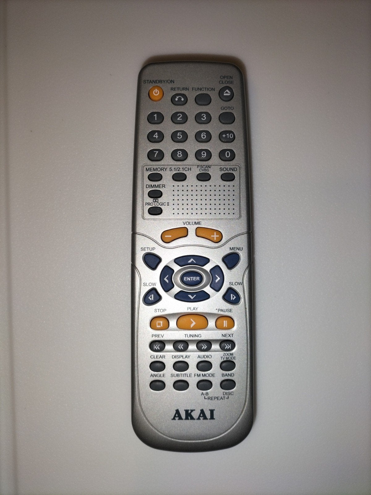 Originele Akai Afstandsbediening voor DVD-systemen, Ophalen of Verzenden, Gebruikt, Origineel, Dvd