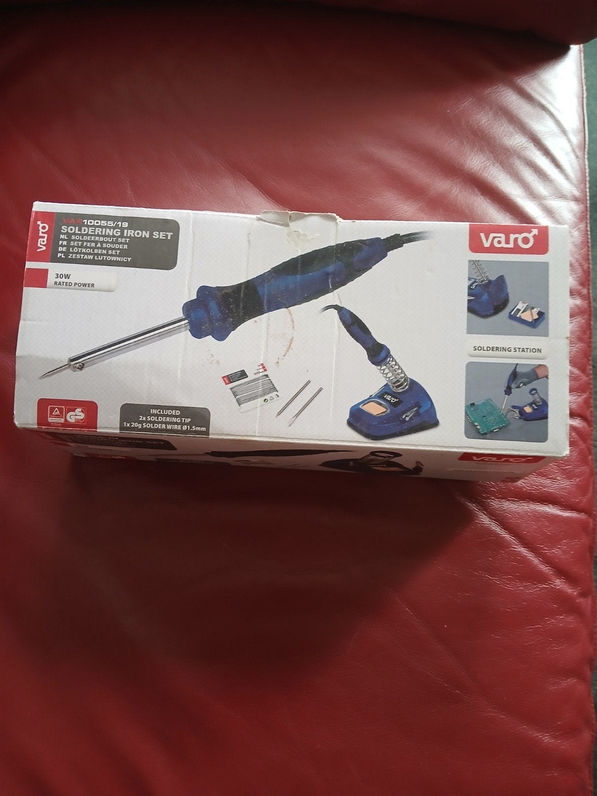Varo Soldeerbout Set 30W met Soldeerstation, Doe-het-zelf en Verbouw, Ophalen of Verzenden, Nieuw, Overige typen, Overige merken