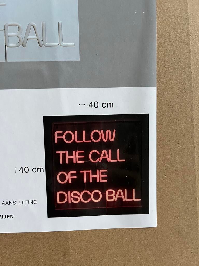 Neon lamp disco ball, Ophalen, Nieuw
