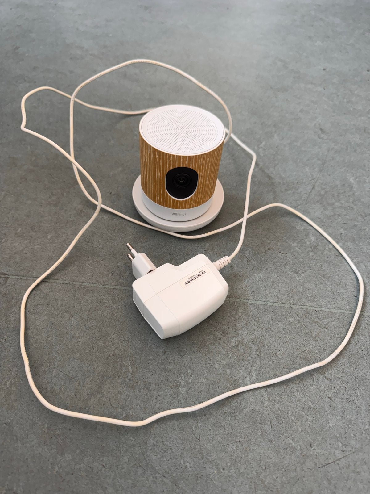 Withings babyfoon / camera – model WBP02 – met adapter, Ophalen of Verzenden, Gebruikt, 250 meter of meer, Camera