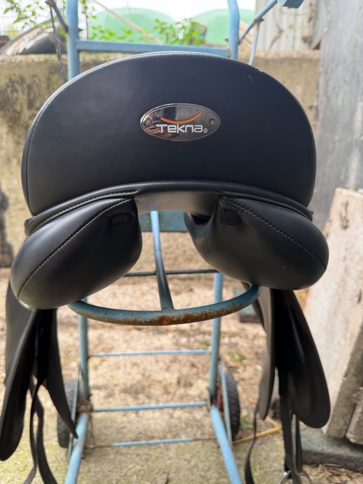 17inch tekna dressuur zadel, Gebruikt, Dressuur, Tekna, M (17 inch)