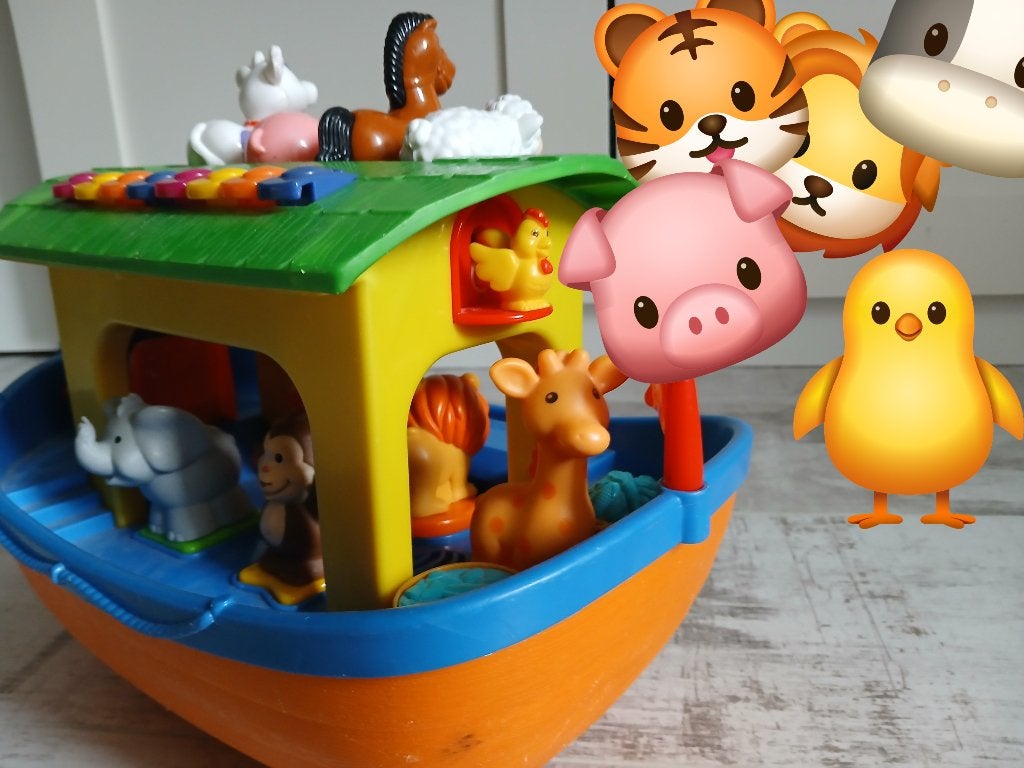 Speelgoedboot Ark van Noach, Verzamelen, Ophalen, Gebruikt