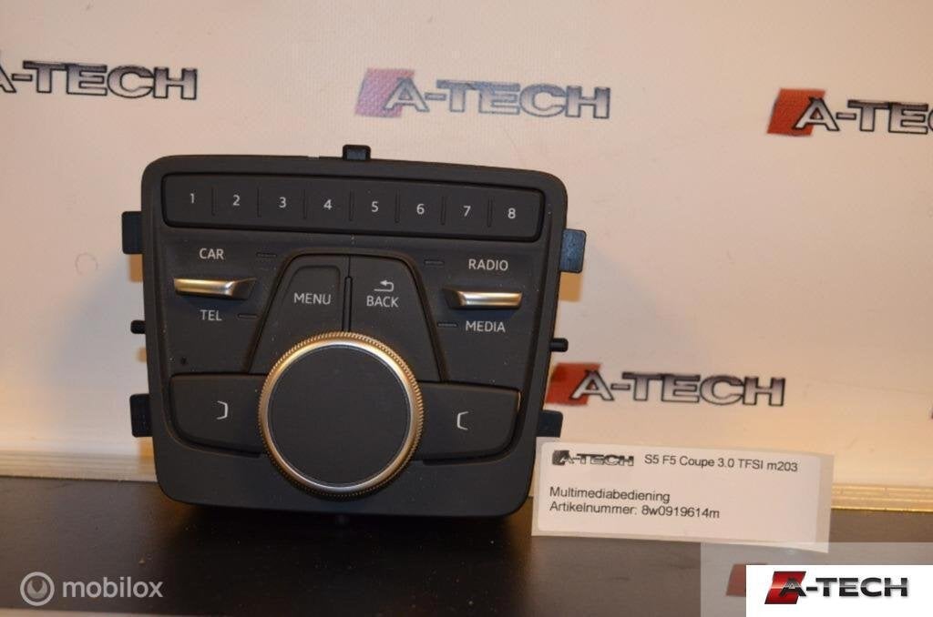 Bedieningspaneel multimedia Audi A5 Coupé B9 S5 8w0919614m, Audi, Gebruikt