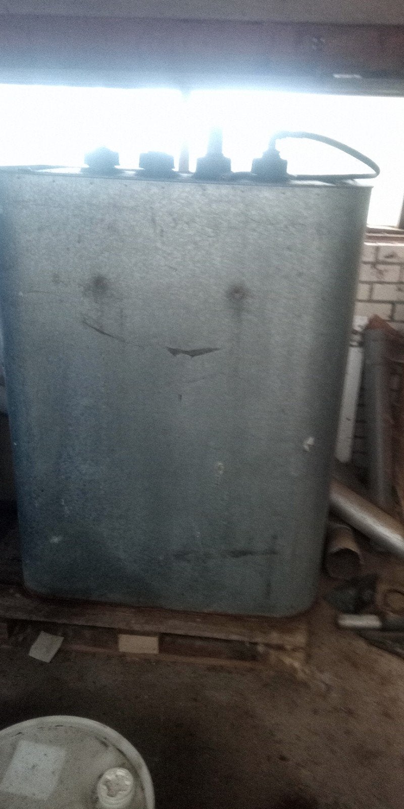Olie opslagtank 700 liter. Dubbelwandig., Ophalen