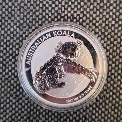 Koala 2012 1 Oz zilveren munt 1 Dollar oplage 388.046, Ophalen of Verzenden, Zilver