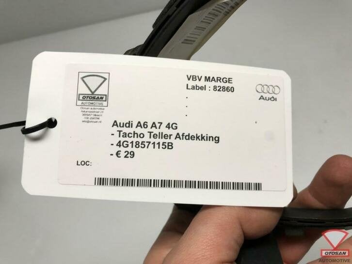 audi a6 a7 4g tacho km teller afdekking 4g1857115b, Auto-onderdelen, Gebruikt, AUDI AG, Auto-Union-Strasse 1
85045  Ingolstadt, DE