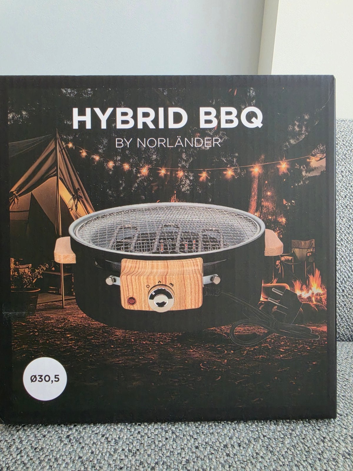 Nieuwe Norländer Hybrid BBQ - Elektrisch en Houtskool, Ophalen of Verzenden, Nieuw, Norländer