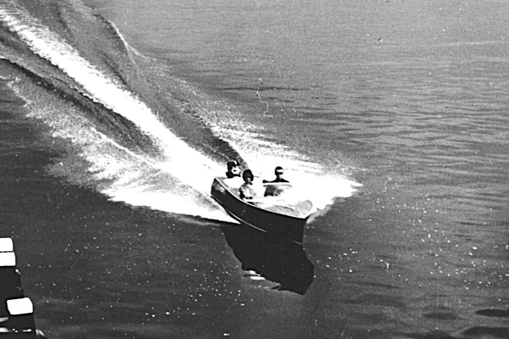 968682 Elburg G 1964 gel in 79 Watersport op het Veluwemeer, Ophalen of Verzenden, 1960 tot 1980, Gelopen, Gelderland