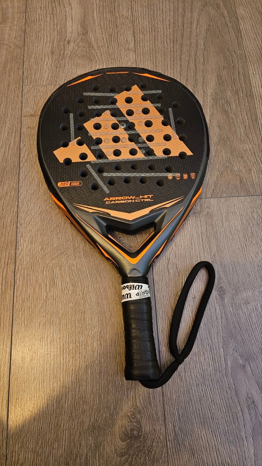Padelracket Adidas Arrow-Hit Carbon CTRL, Sport en Fitness, Ophalen of Verzenden, Zo goed als nieuw, Padelracket