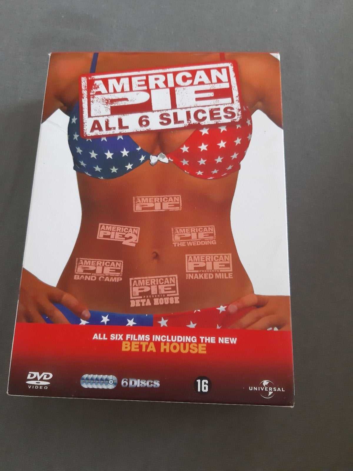 American Pie: All 6 Slices - DVD Boxset (Gebruikt), Cd's en Dvd's, Dvd's | Komedie, Vanaf 16 jaar, Nederlands, Overige genres