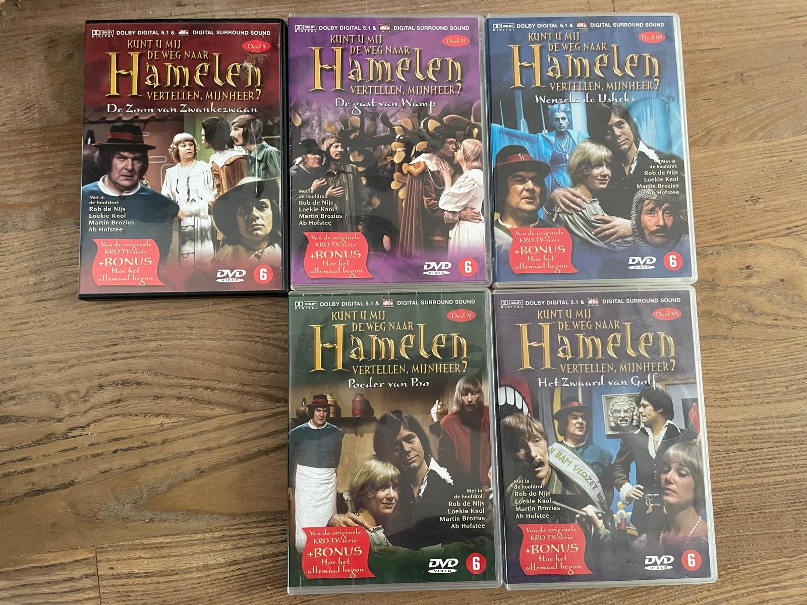 Kunt u mij de weg naar Hamelen vertellen, mijnheer? (5 DVD's, Bonusmateriaal, Alle leeftijden, Nederlands, Overige genres