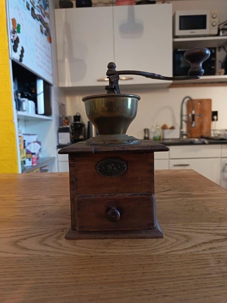 Antieke Zassenhaus Koffiemolen - Handmatig, Antiek en Kunst, Antiek | Keukenbenodigdheden, Ophalen of Verzenden