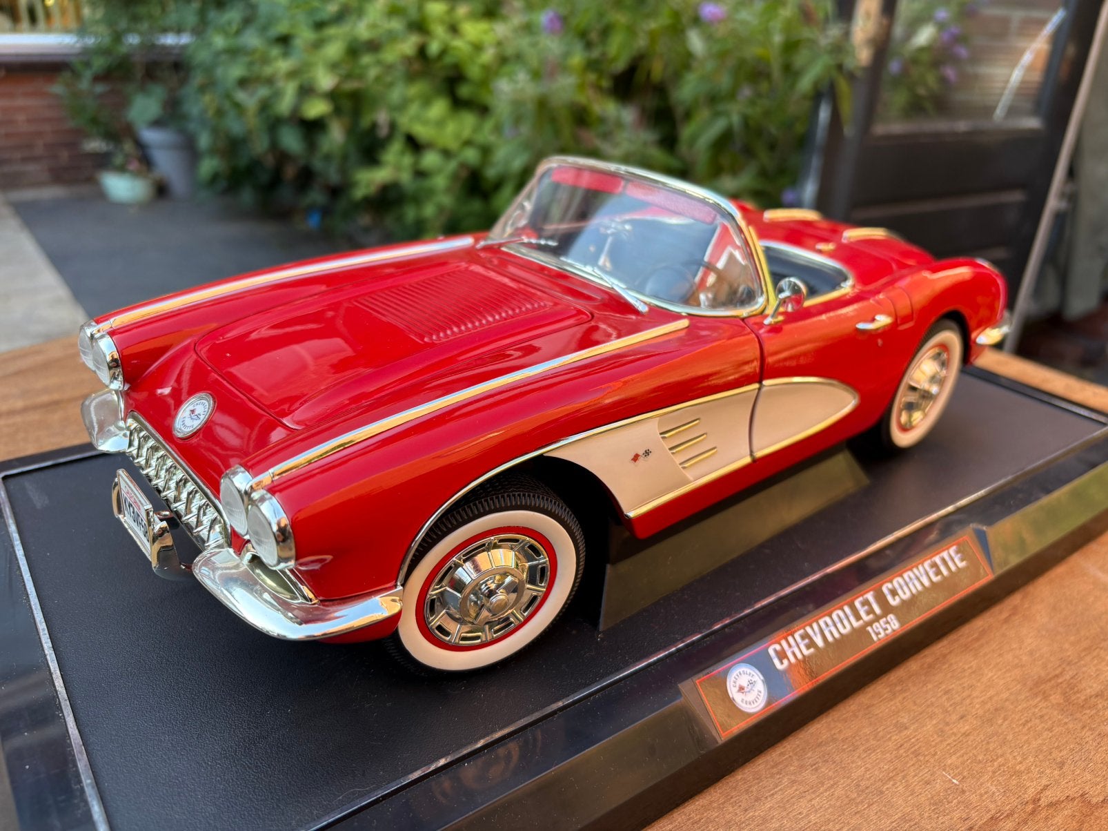 Corvette bj 1958 schaal 1:12, Ophalen, Nieuw, Auto