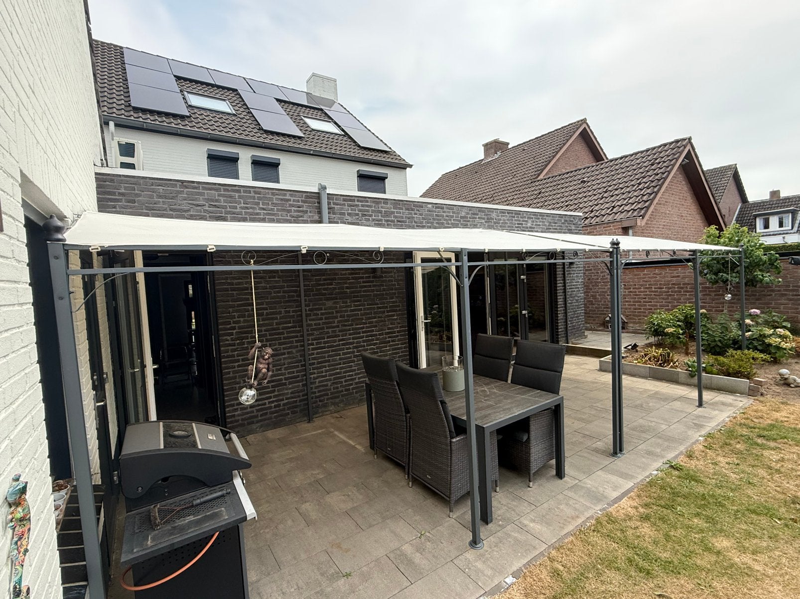 2 x wandprieel totaal 800x300, Tuin en Terras, Overkappingen, Ophalen, Gebruikt, Tuinpaviljoen