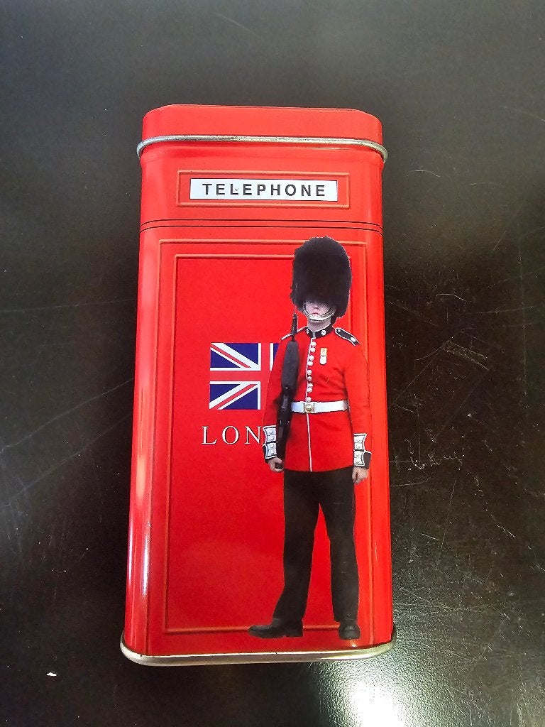 Decoratieve London Telephone Box metalen blik, Ophalen of Verzenden, Gebruikt, Overige, Overige merken