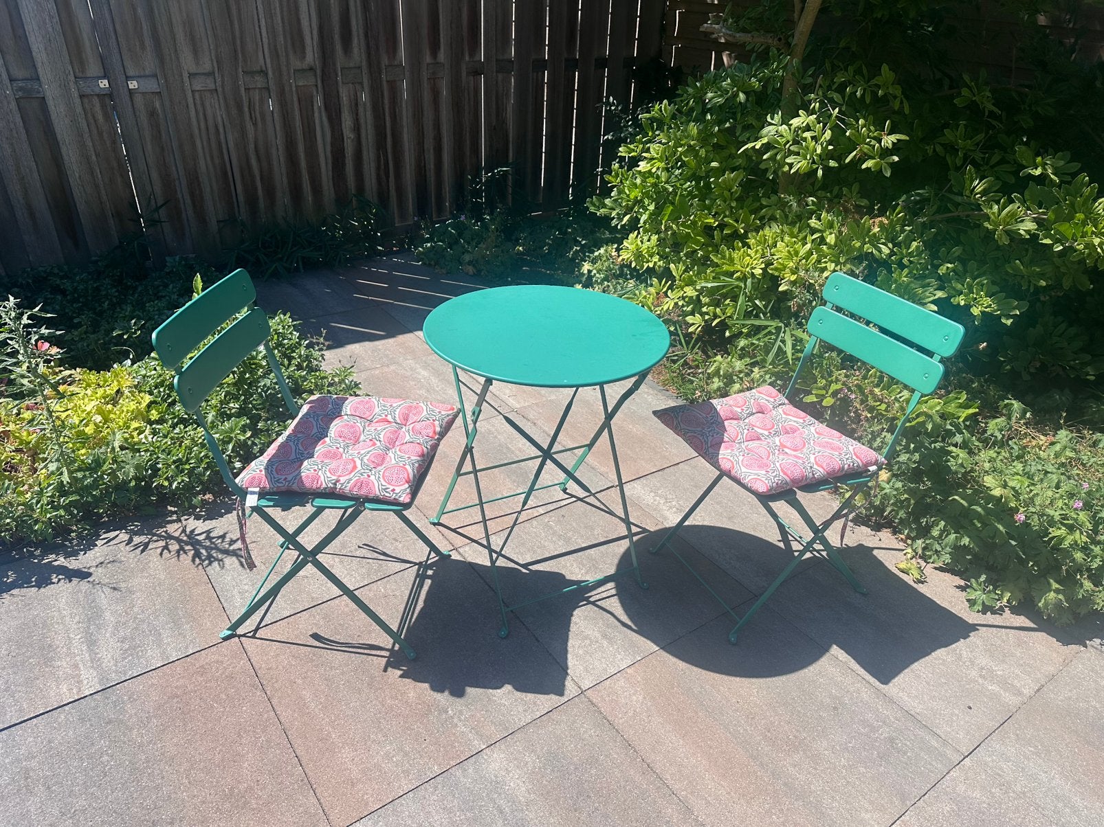 Leuk bistro setje Xenos BIEDEN, Tuin en Terras, Ophalen, Gebruikt, 2 zitplaatsen