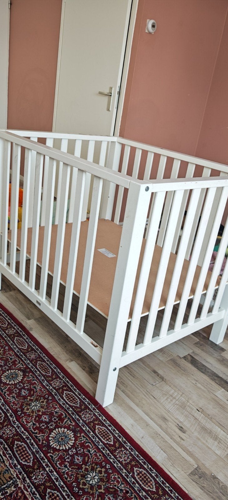 Witte box voor baby of peuter, Ophalen, Gebruikt, Ledikant