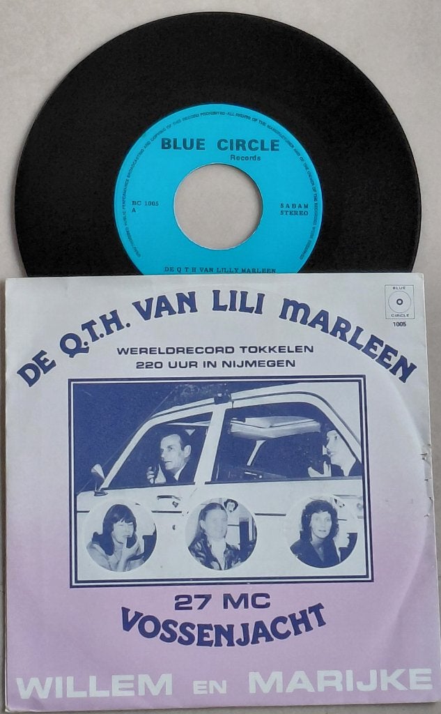 VINYL SINGLE WILLEM EN MARIJKE - DE Q.T.H. VAN LILI MARLEEN, Gebruikt, Fotohoes, 7 inch, Ophalen of Verzenden
