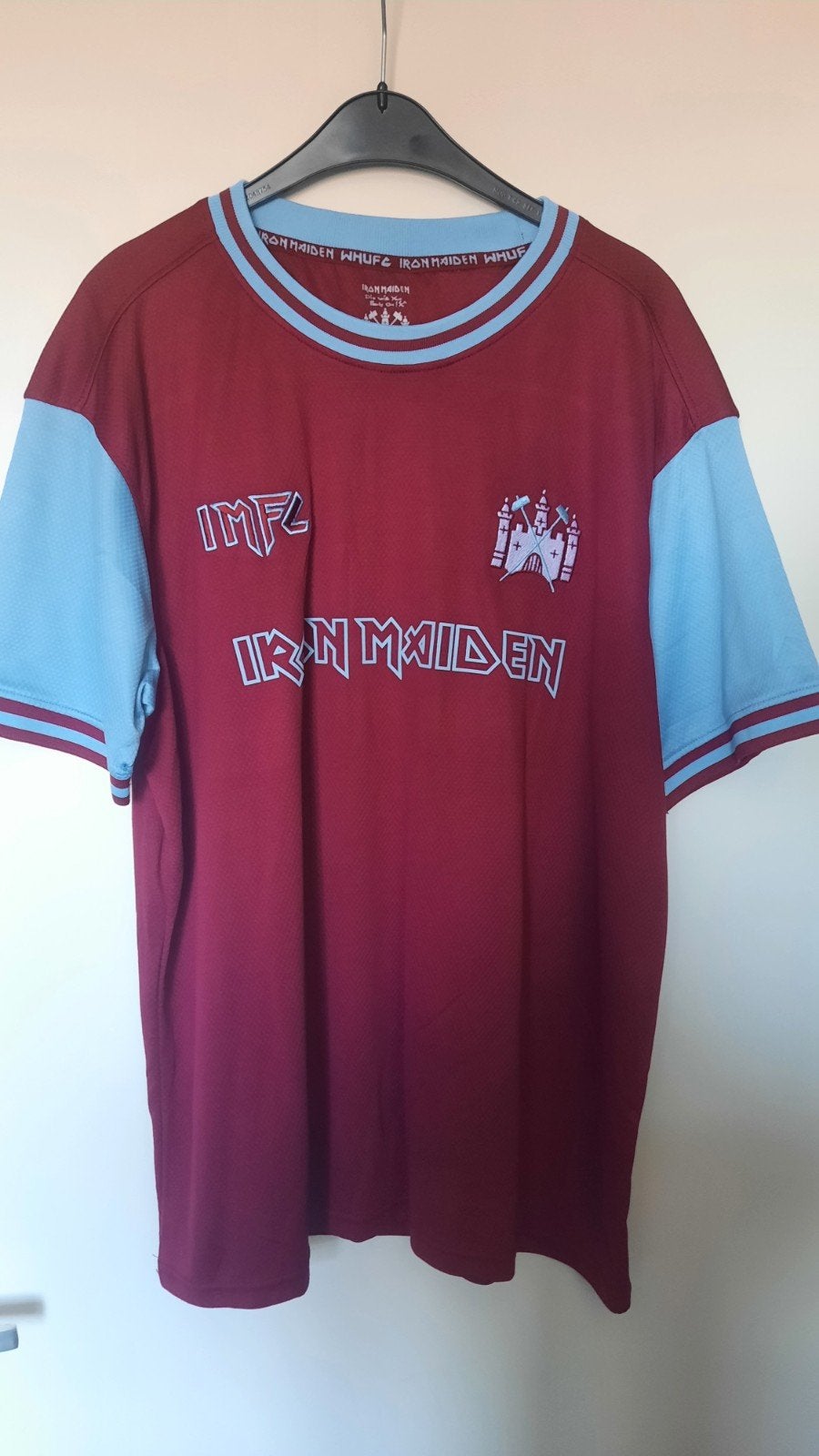 iron maiden westham united shirt., Ophalen of Verzenden, Zo goed als nieuw