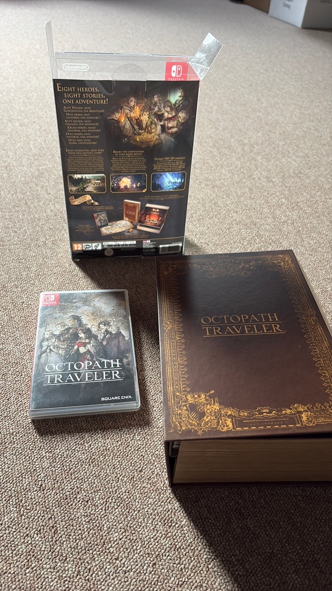 Octopath Traveler Traveler’s Compendium Edition Switch, Spelcomputers en Games, 1 speler, Ophalen of Verzenden, Zo goed als nieuw