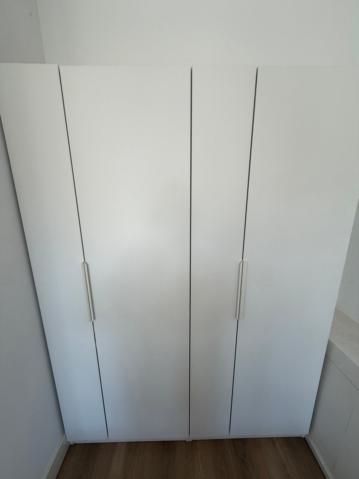IKEA PAX Kledingkast met Forsand deuren en Komplement interi, Ophalen, 200 cm of meer, 50 tot 100 cm, Zo goed als nieuw