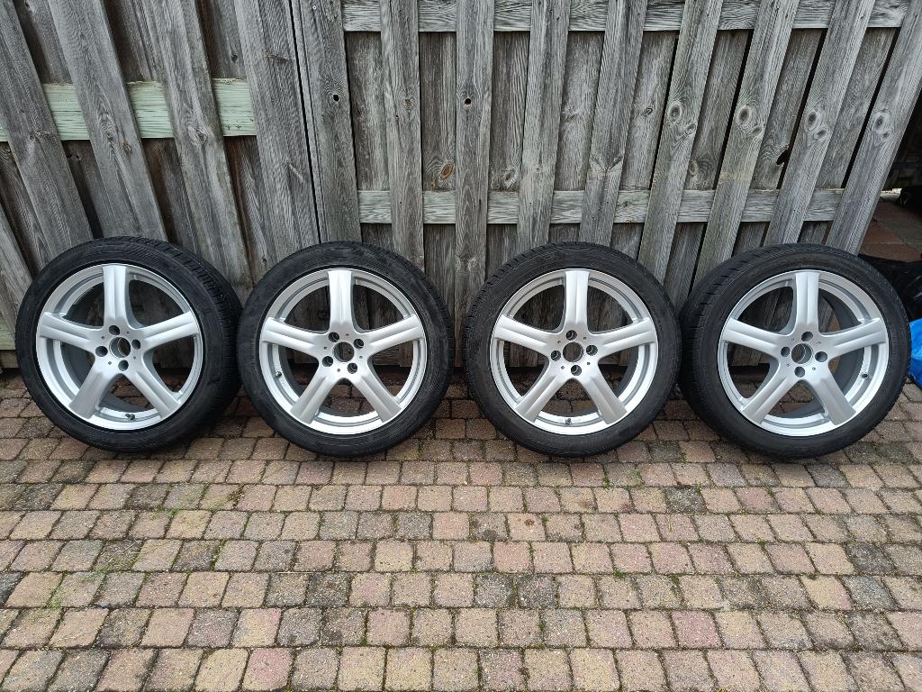 Velgen 4x100 met banden 17 inch, Auto-onderdelen, Ophalen, Gebruikt, Overige automerken
