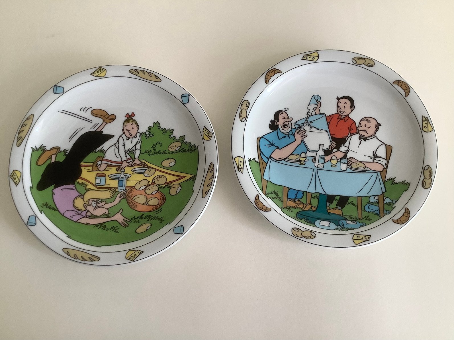 Suske en wiske bordjes, Ophalen of Verzenden