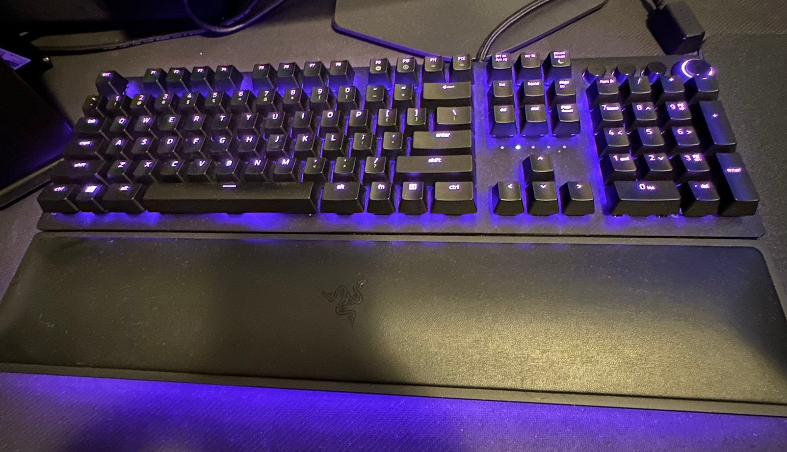 Razer Huntsman Elite RGB Mechanisch Gaming Toetsenbord, Ophalen of Verzenden, Zo goed als nieuw, Gaming toetsenbord