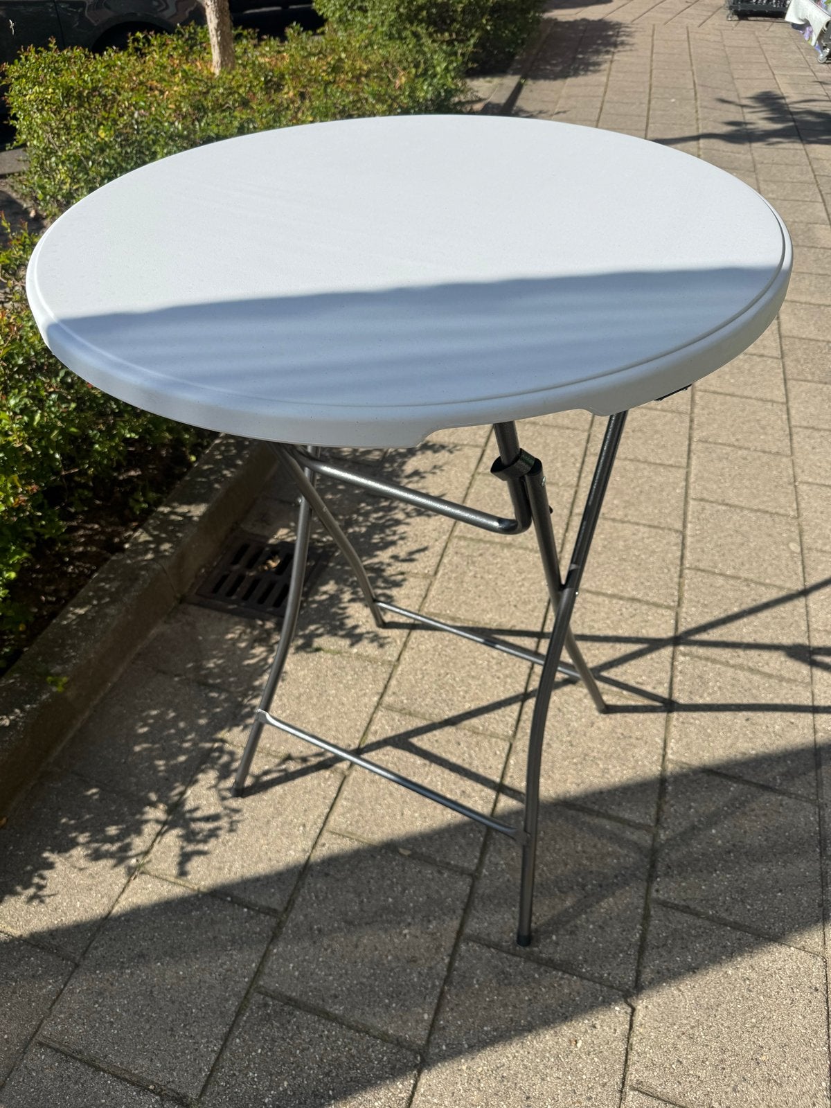 Witte statafel 110-80cm NIEUW, Huis en Inrichting, Tafels | Statafels, Ophalen, Nieuw