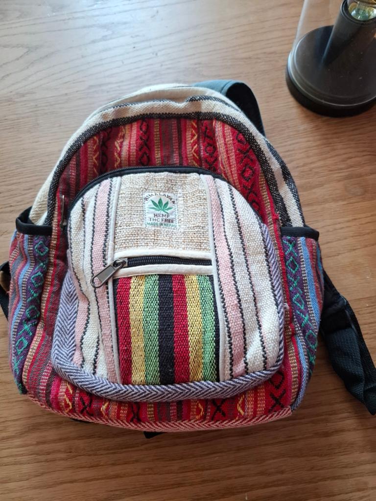 Mochila rugtas Himalayan hemp thc free Nepal, Overige merken, 25 tot 40 cm, Ophalen of Verzenden, Zo goed als nieuw