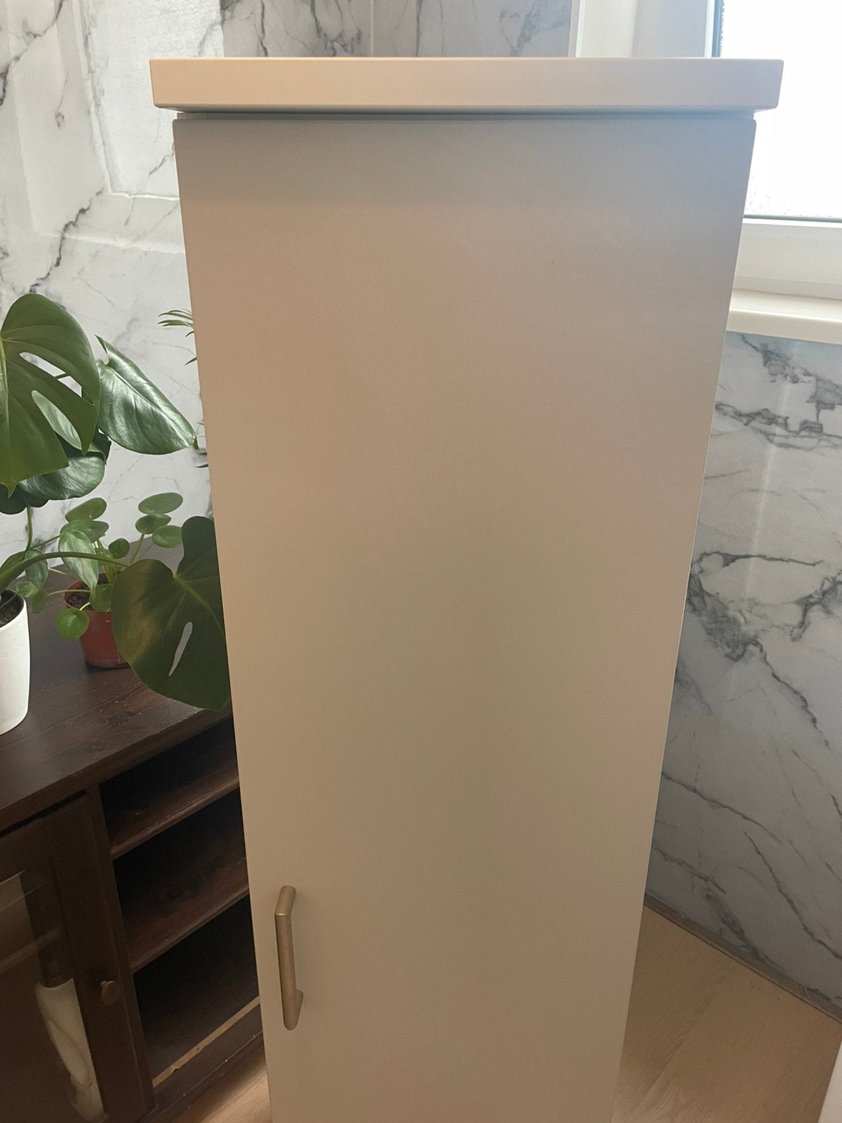 Stevige badkamerkast van Dedeckere, zo goed als nieuw, Ophalen, (Half)hoge kast, Minder dan 50 cm, 100 tot 150 cm