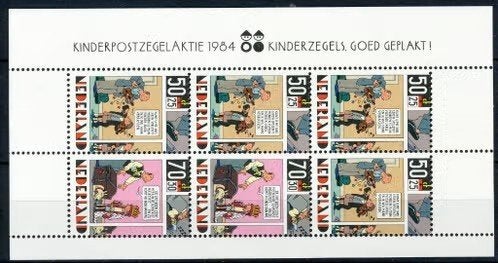Nederland 1984 - nvph 1320 - Blok Kinderzegels   - abw, Postzegels en Munten, Postzegels | Nederland, Ophalen of Verzenden, Na 1940