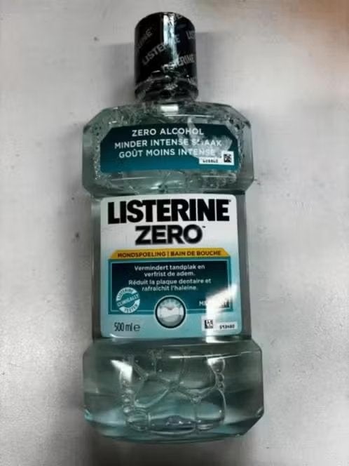 NIEUW! Listerine zero mondwater 500ml zonder alcohol €4,99, Ophalen of Verzenden, Nieuw, Overige typen