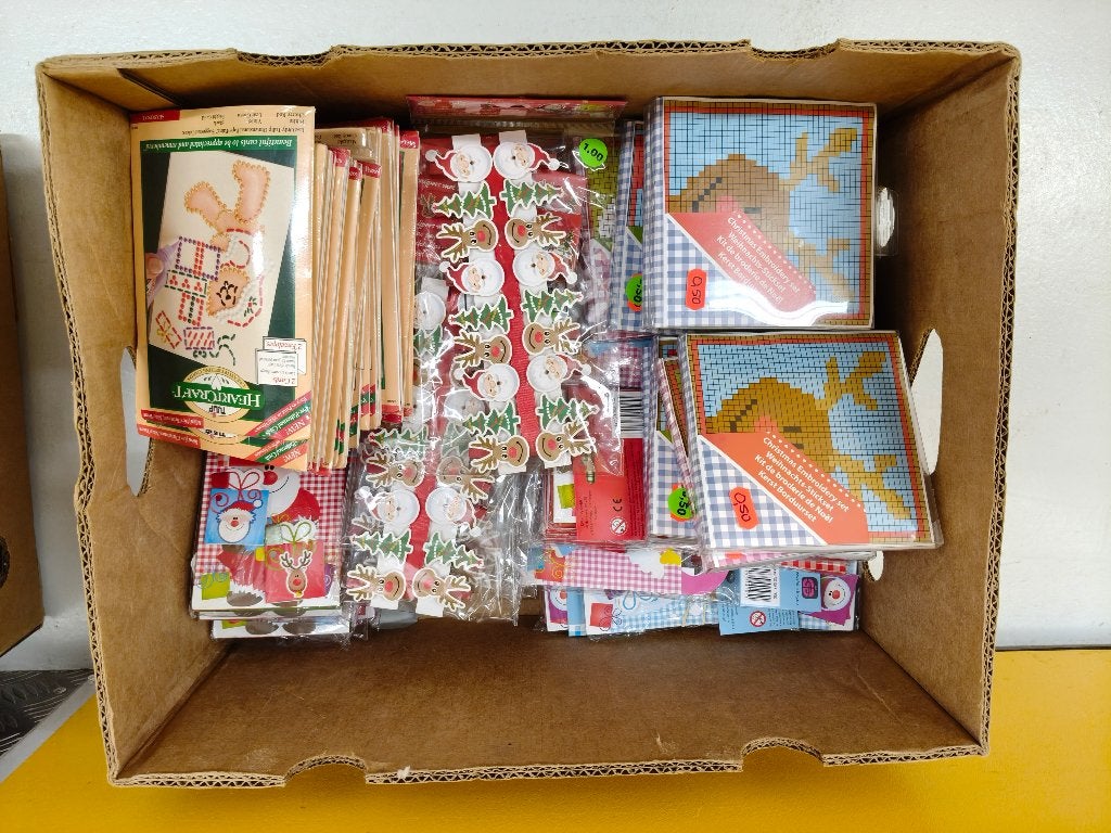 Kerstspullen voor kinderen, Hobby en Vrije tijd, Ophalen, Nieuw, Meerkleurig, Papier of Karton