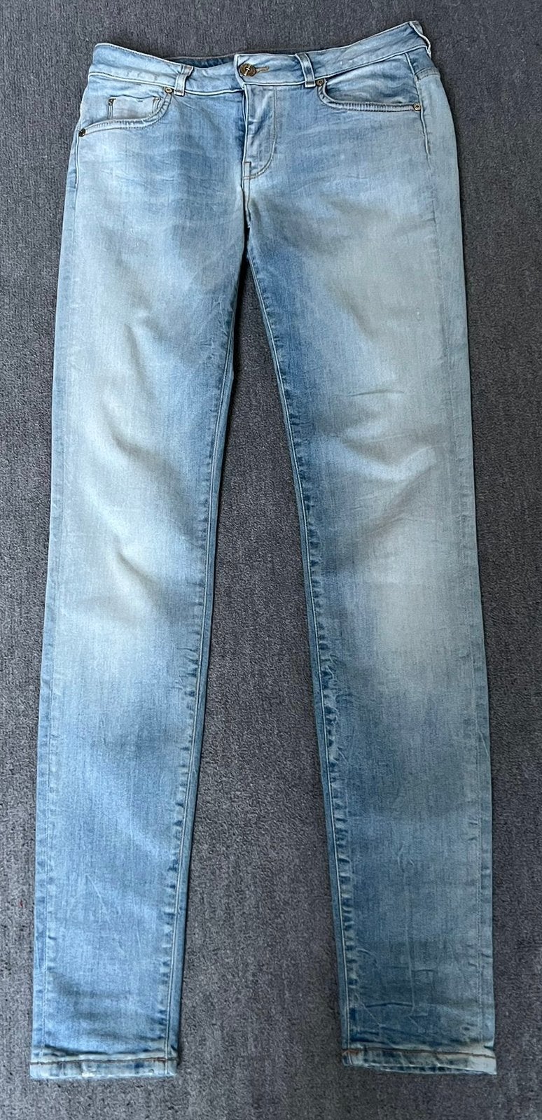 Supertrash lichtblauwe jeans W29/L34, Ophalen of Verzenden, Zo goed als nieuw, Blauw, W28 - W29 (confectie 36)