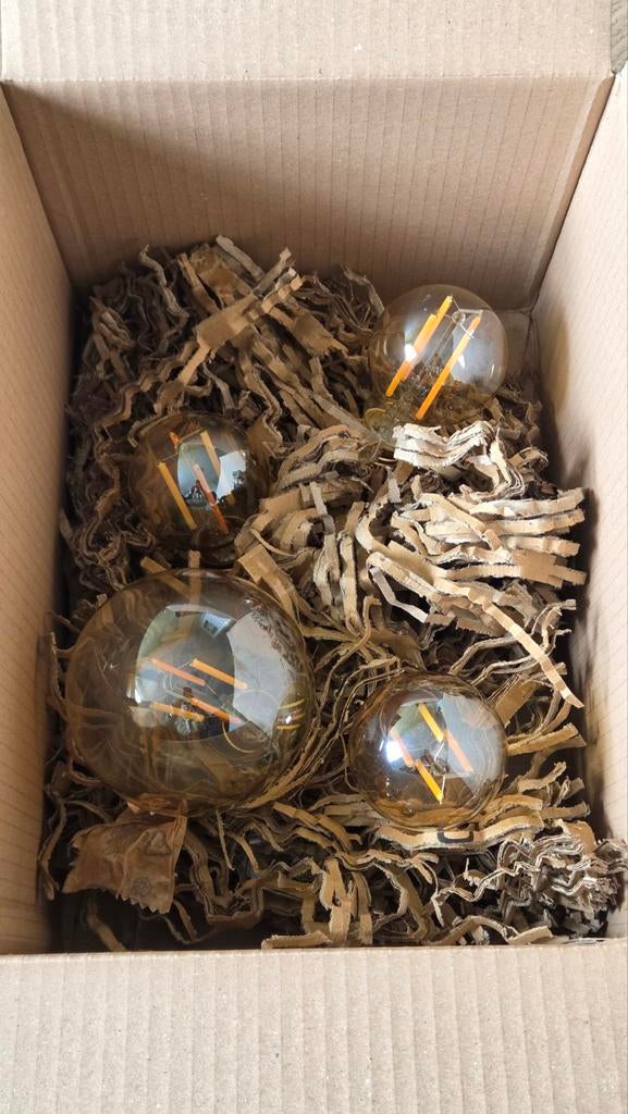 4x Decoratieve smart LED Filament Lampen - Vintage Stijl, Ophalen of Verzenden, Zo goed als nieuw, Vintage, Industrieel