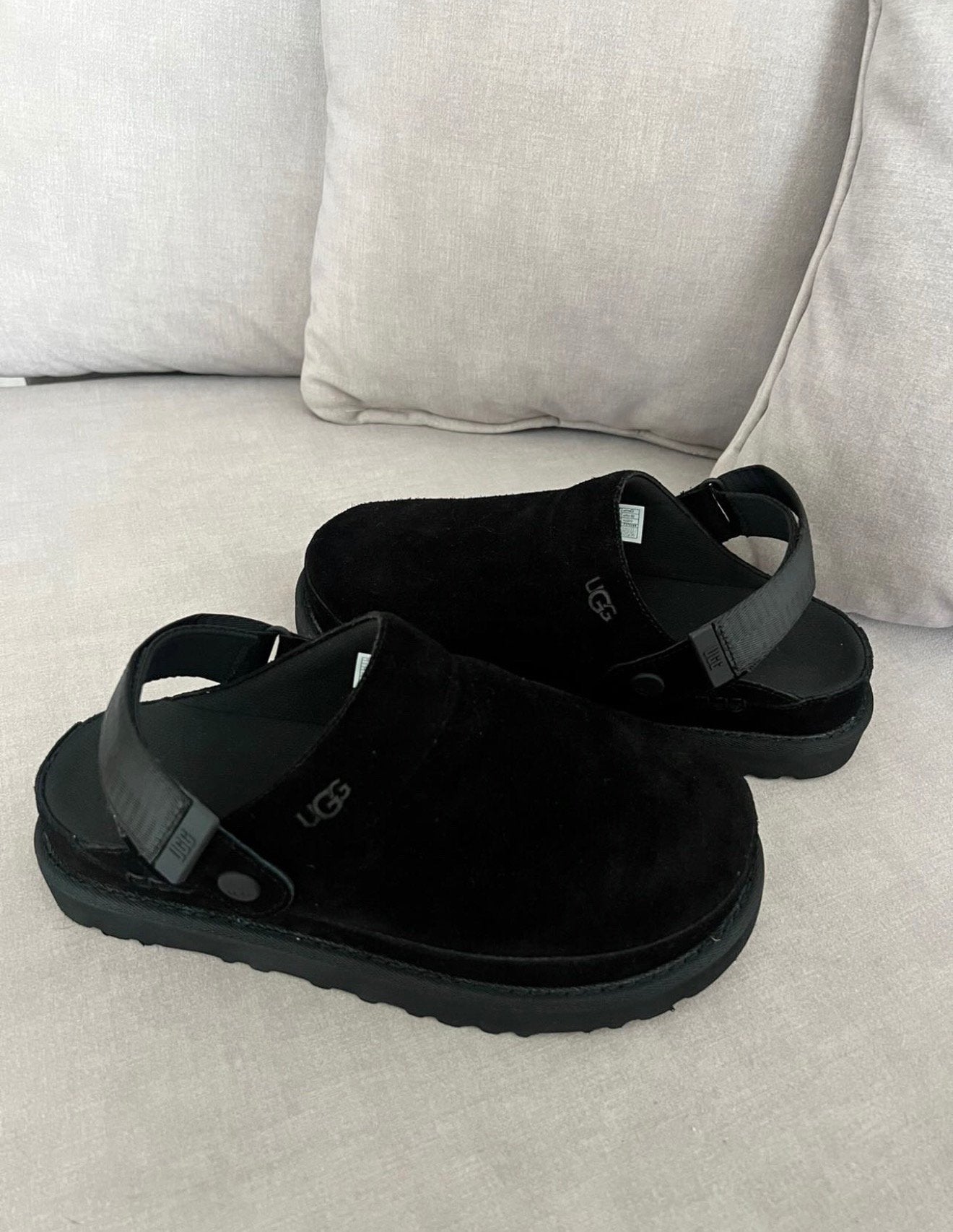 Ugg clogs, Ophalen of Verzenden, Zo goed als nieuw, Zwart