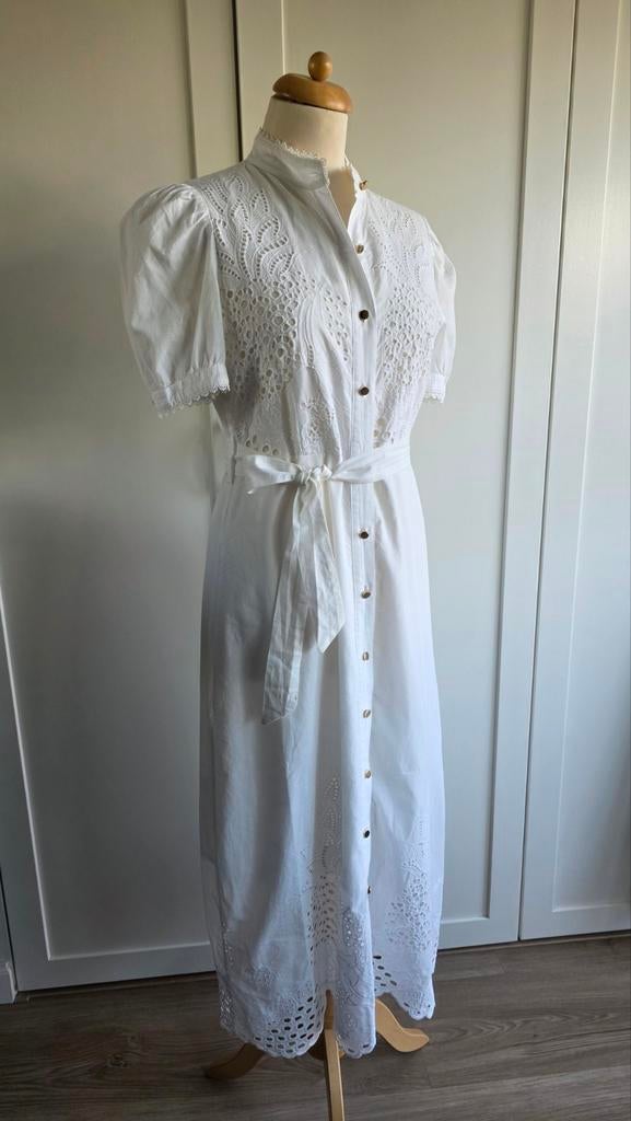 Als nieuw! Witte Drole de Copine jurk (S), Wit, Ophalen of Verzenden, Zo goed als nieuw, Maat 36 (S)