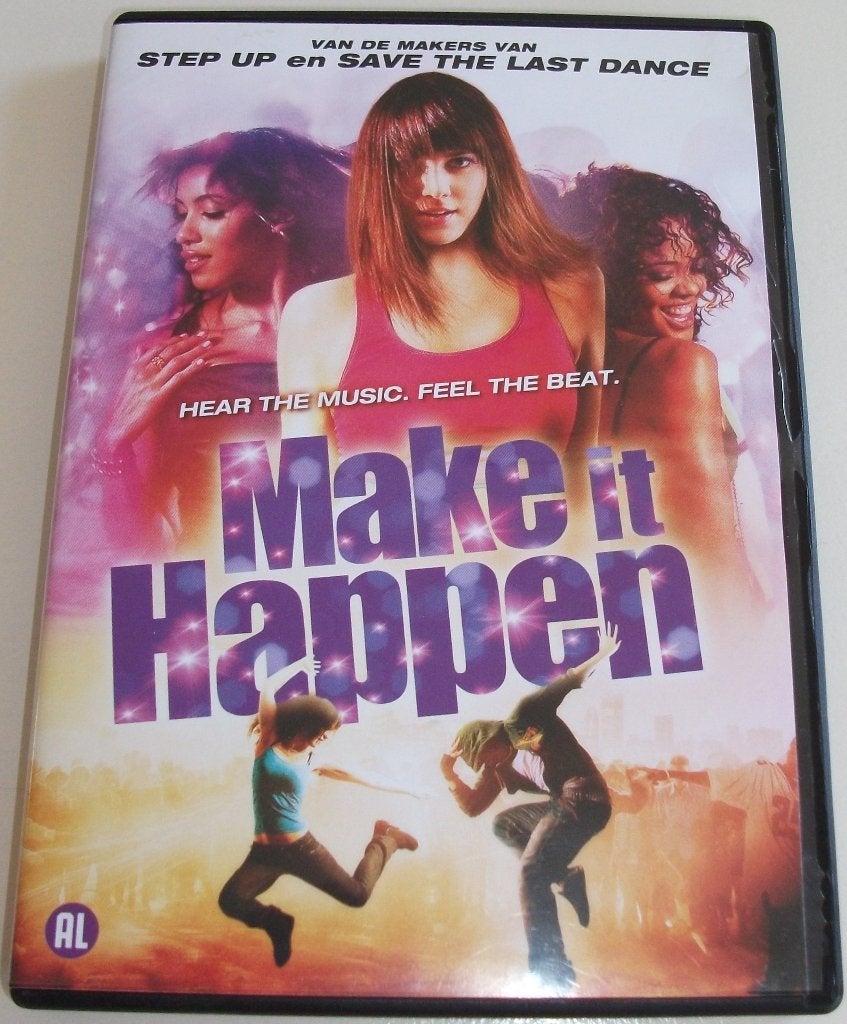 Dvd *** MAKE IT HAPPEN *** Hear the music. Feel the beat., Alle leeftijden, Ophalen of Verzenden, Zo goed als nieuw