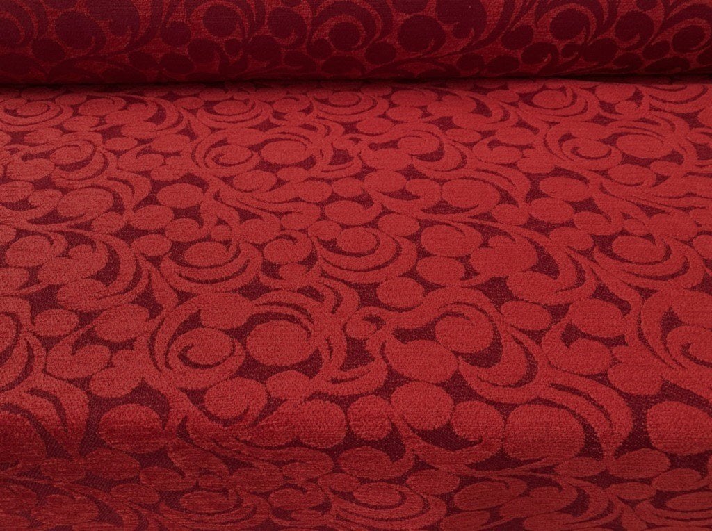 SALE: Maharam Brunschwig Volute Damask meubelstof; 21 meter, Hobby en Vrije tijd, 120 cm of meer, Ophalen of Verzenden, Katoen