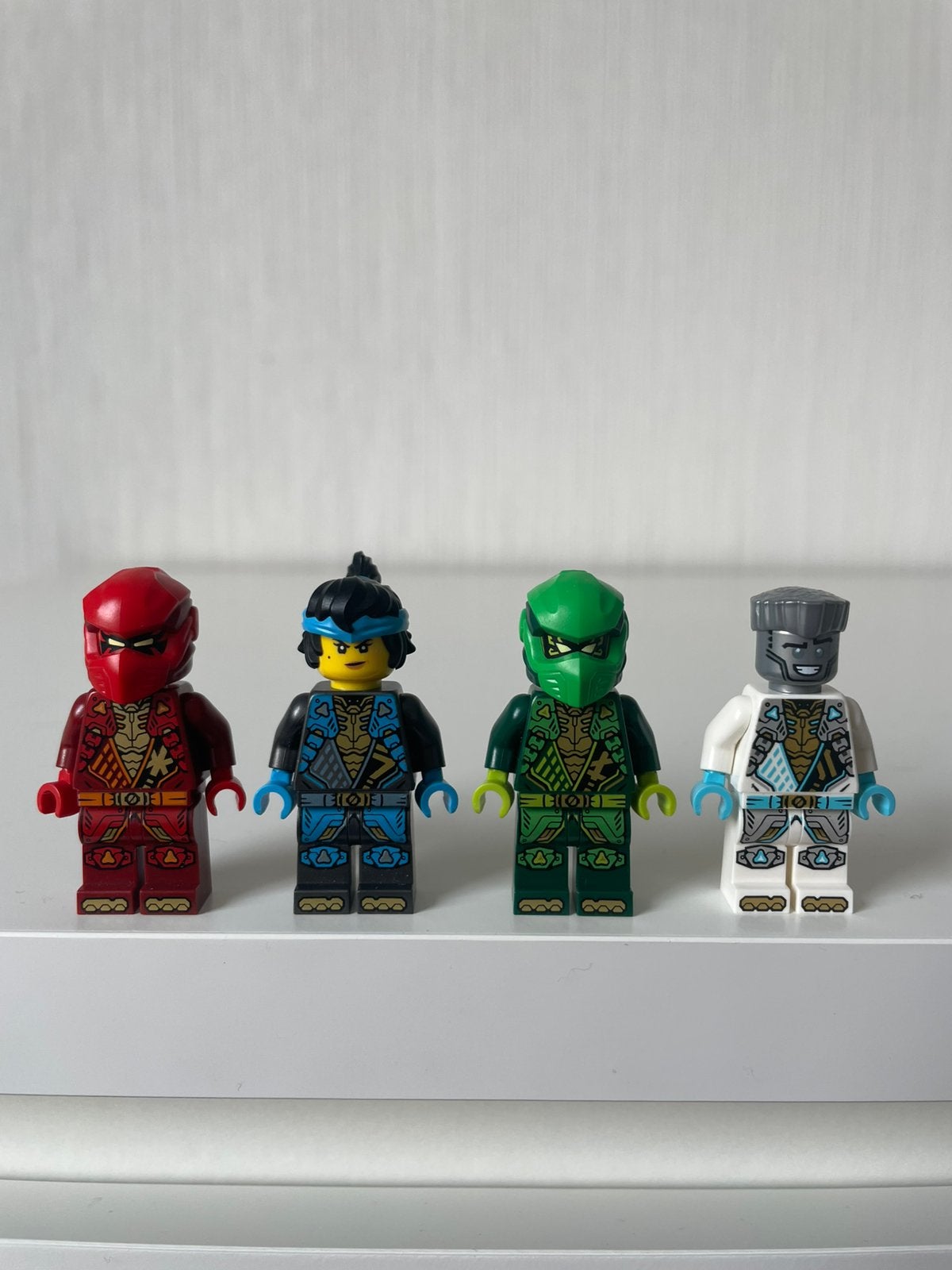 Lego Ninjago Kai, Nya, Lloyd & Zane Storm Suit, Ophalen, Lego, Zo goed als nieuw, Minifiguur