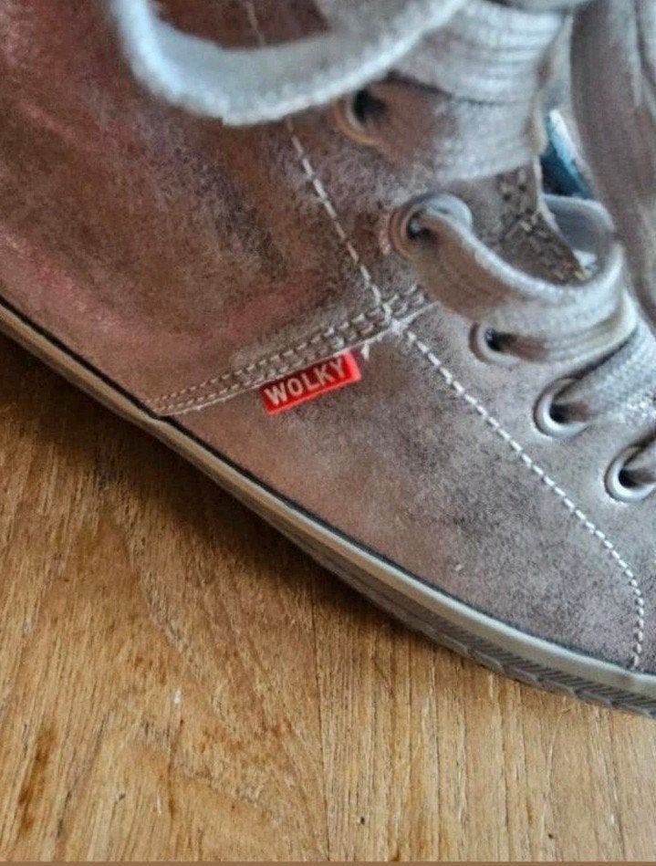 Nieuwe hoge biker sneakers van Wolky in maat 39., Wolky, Blauw, Nieuw, Ophalen of Verzenden