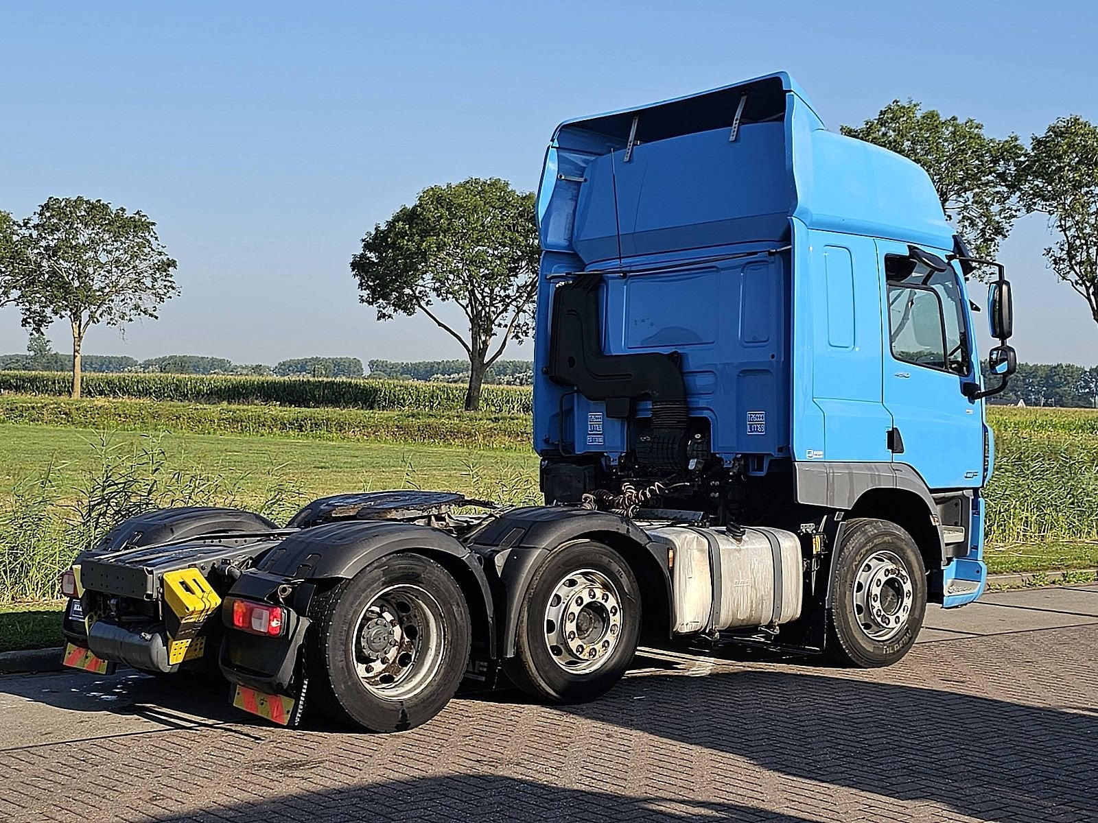 DAF CF 450 6x2 ftg spacecab, Automaat, Euro 6, Blauw, Bedrijf