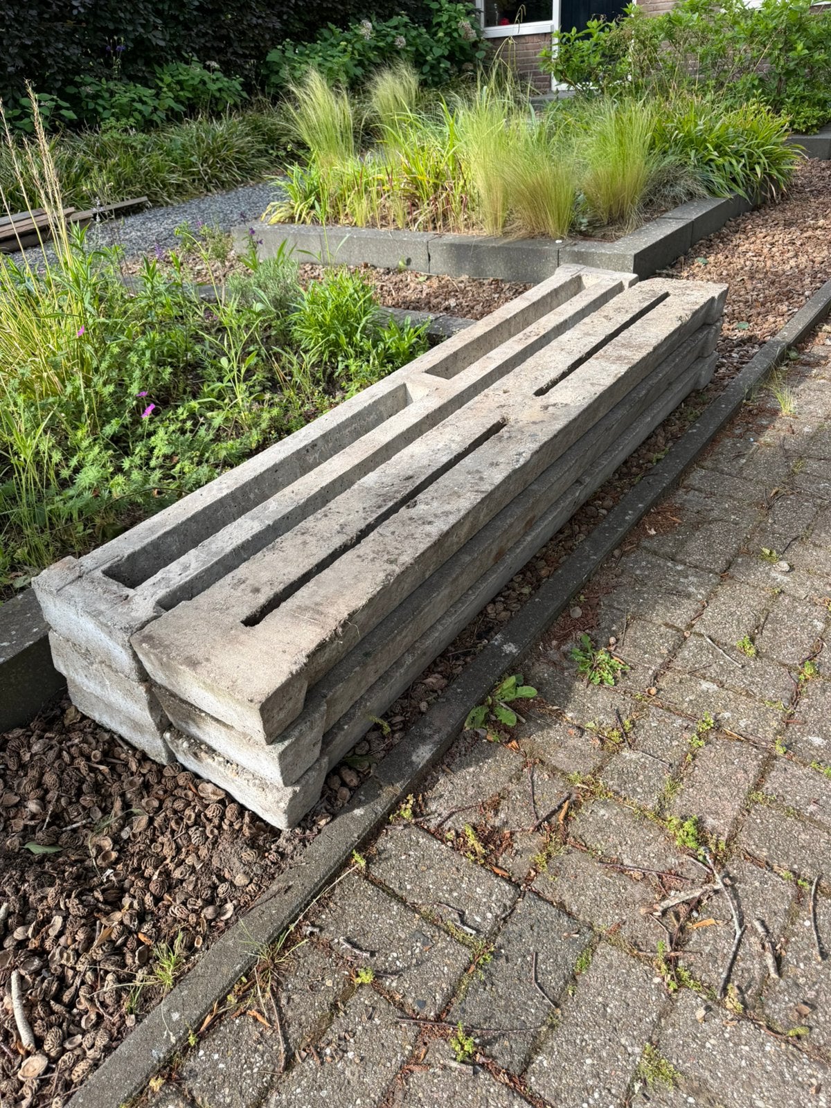 Fundering beton, Ophalen