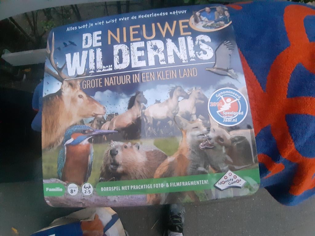 De Nieuwe Wildernis bordspel, nieuwe staat, Idontity Games, Hobby en Vrije tijd, Denksport en Puzzels, Ophalen, Minder dan 500 stukjes