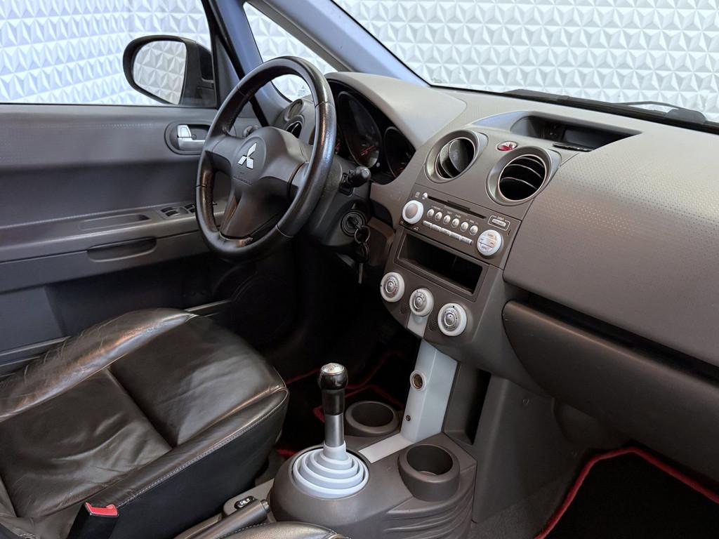 Mitsubishi Colt 1.3 5drs Instyle Airco Leder Trekhaak (2007), Gebruikt, Blauw, Colt, Handgeschakeld