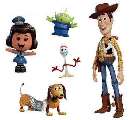 Toy Story 4 muurstickers, Nieuw, Woody, Buzz, Muurdeco4kids, Verzenden, Nieuw