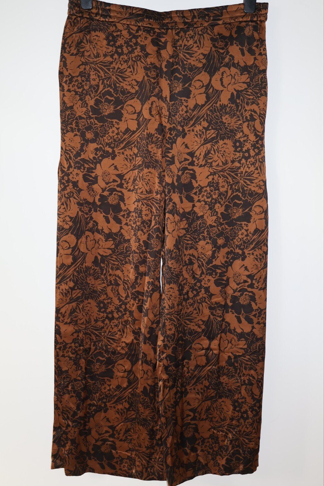 COS Heerlijke Broek Maat 44 / XXL Bruin Zwart Bloemenprint, Kleding | Dames, COS, Bruin, NL, Ophalen of Verzenden