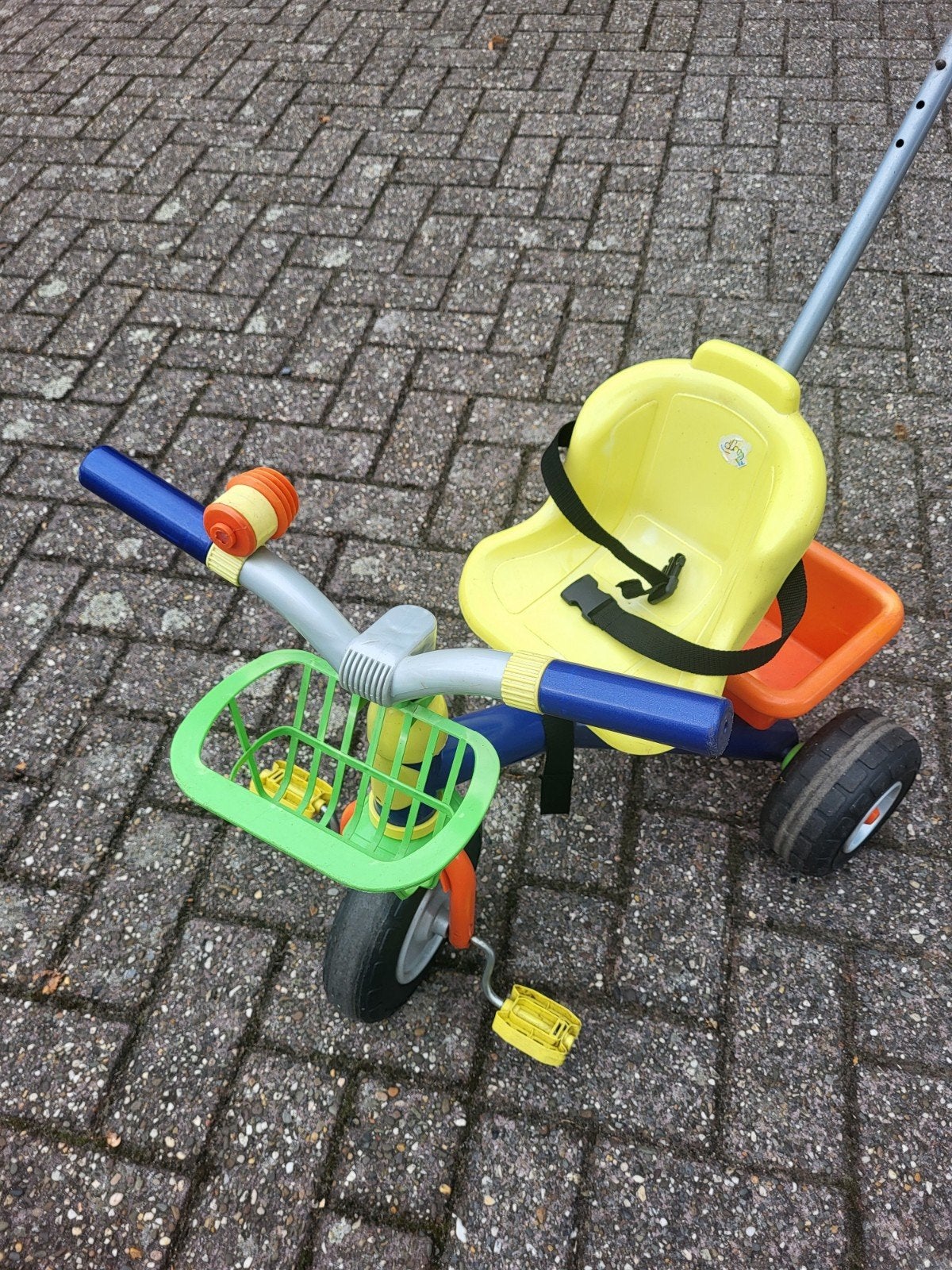 Loopfietsje met duwstang, Ophalen